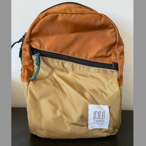 Topo design Backpack - Orange/Tan two tone